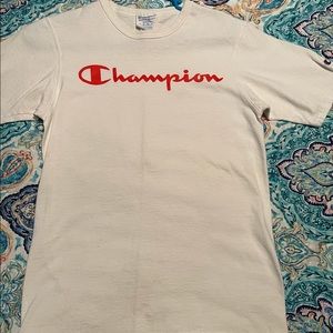 Champion Logo Short Sleeve Tee Shirt